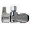 Apollo 1/2 in. Chrome-Plated Brass Push-To-Connect x 1/4 in. O.D. Compression Quarter-Turn Angle Stop Valve FSBVA1214C - alternate 1